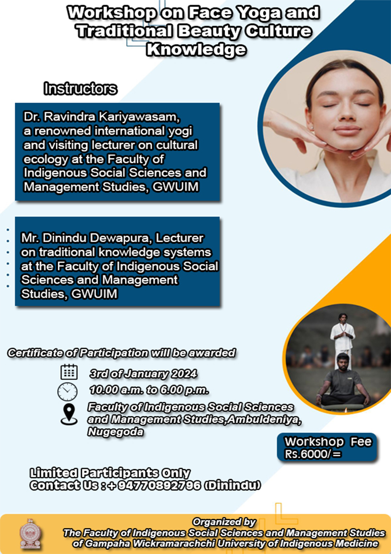 Workshop on Face yoga 